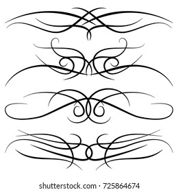 Pinstripe Design Butterfly Stock Vector (Royalty Free) 68057830 ...