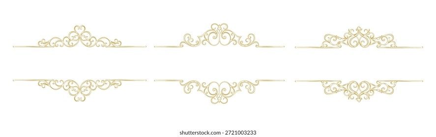 Set of vintage decorative frames in sketch style, Whimsical hand drawn ornamental badge and borders, Antique ornate elegant decorative elements vector illustration