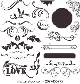 Set of vintage elements 02