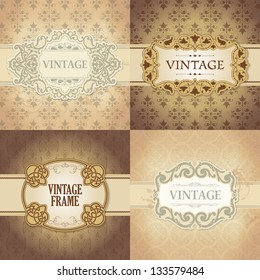 Set of Vintage frame