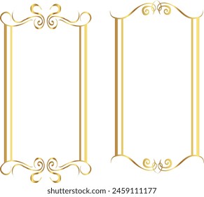 conjunto de diseño de etiquetas de marco vintage