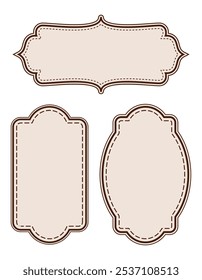 A Set of Vintage Frame Ornament 