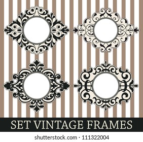 Set vintage frames