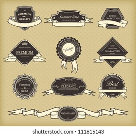 Set of vintage frames
