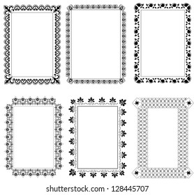 Set of vintage frames