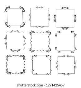 set of vintage frames