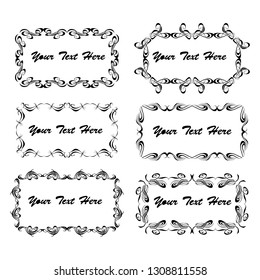 set of vintage frames