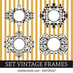 Set vintage frames