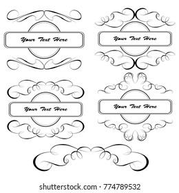 set of vintage frames
