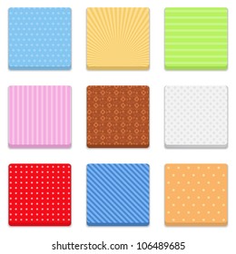 Set of vintage icons, vector eps10 illustration