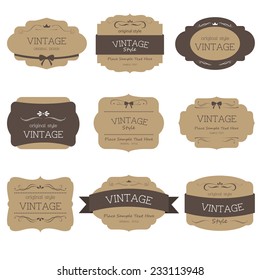 510,055 Fashion vintage labels Images, Stock Photos & Vectors ...