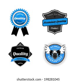 Set of vintage labels.