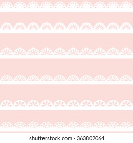 Set of vintage lace borders. 