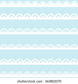 Set of vintage lace borders.