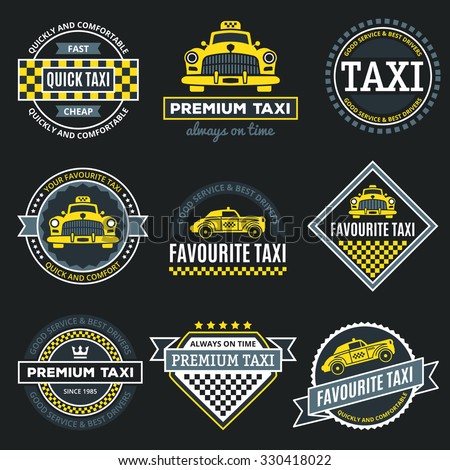 Taxi logo templates — 2