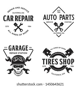 vintage mechanic logo