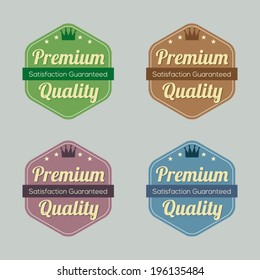 Set of Vintage Retro Badge