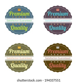 Set of Vintage Retro Labels