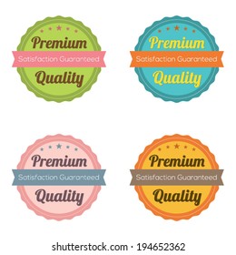 Set of Vintage Retro Labels