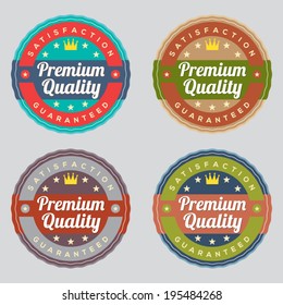 Set of Vintage Retro Labels