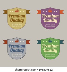 Set of Vintage Retro Labels