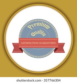 Set of vintage retro labels, stamps, ribbons, marks and calligraphic design elements, vector