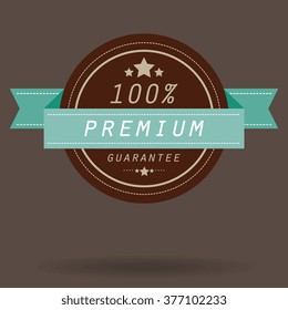 Set of vintage retro labels, stamps, ribbons, marks and calligraphic design elements, vector