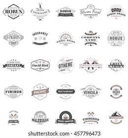 Collection Typographical Bakery Coffee Chocolate Labels Stock Vector ...