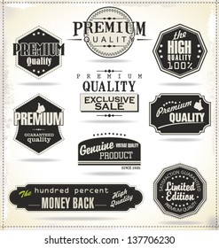 Vector Illustration Set Sandwiches Retro Vintage Stock Vector (Royalty ...