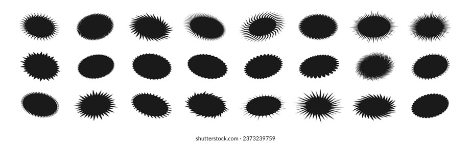 A set of vintage stickers for sale. Starburst Black tag. Bursting icon. Vector illustration