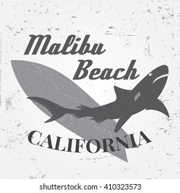 Set of Vintage Surfing Graphics and Emblem for web design or print. Surfer, beach style logo design. Surf Badge. Surfboard seal, elements, symbols. Summer boarding on waves. Vector hipster insignia.
