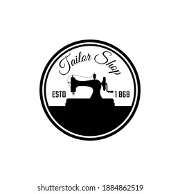 Set of vintage tailor labels  emblems and designed elements. tailor shop theme vector