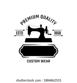 Set of vintage tailor labels  emblems and designed elements. tailor shop theme vector