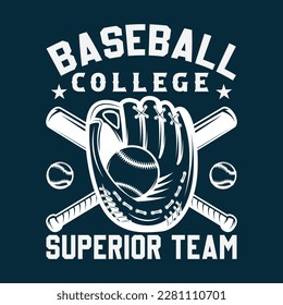 Set of vintage t-shirt graphic designs, print stamps, baseball typography emblems, sports logos, Creative design, Vector