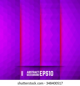 Set of Violet Abstract Backgrounds. Four Patterns. Vector illustration.