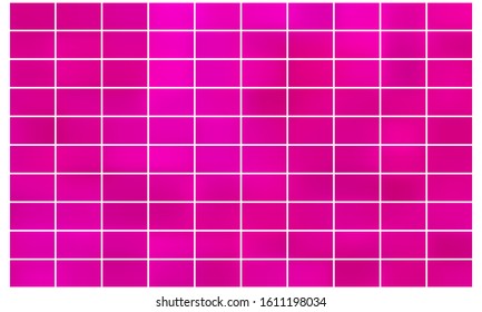 Set of violet and pink vector gradients. Collection of nice looking and stylish rectangles.