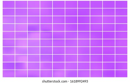Set of violet vector gradients. Collection of nice looking and stylish rectangles.