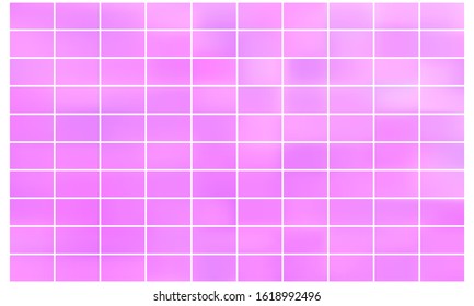 Set of violet vector gradients. Collection of nice looking and stylish rectangles.