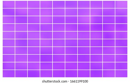 Set of violet vector gradients. Collection of nice looking and stylish rectangles.