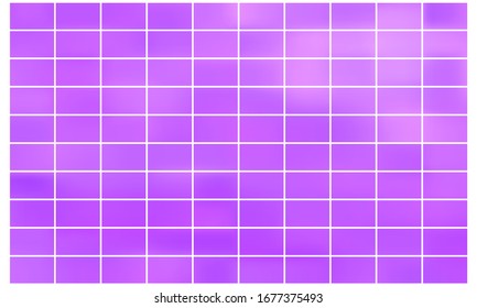 Set of violet vector gradients. Collection of nice looking and stylish rectangles.