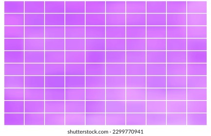 Set of violet vector gradients. Collection of nice looking and stylish rectangles.