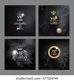 Set of VIP cards