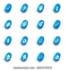 Set Vote box, Shield with stars, Paper glass straw, Burger, Hotdog sandwich, Glasses and USA Independence day icon. Vector