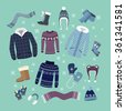 winter clothing and accessories