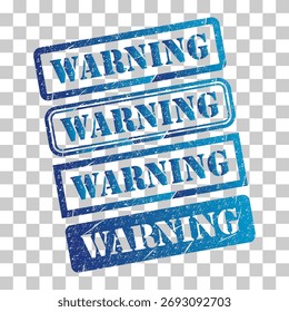 Conjunto de símbolos de carimbo de aviso, botão de sinal de etiqueta adesiva, ilustração de vetor de banner de texto .