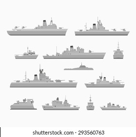 Set warships for design and creativity