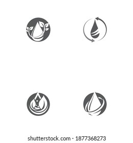 Diseño de la ilustración del vector de la plantilla de lanzamiento de agua