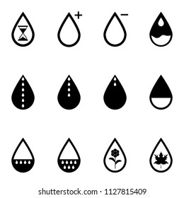 Set of water icons