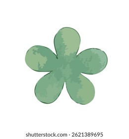 Set of watercolor elements, isolated on white background. Design of various blank watercolor colored shapes on white background. Vector.
