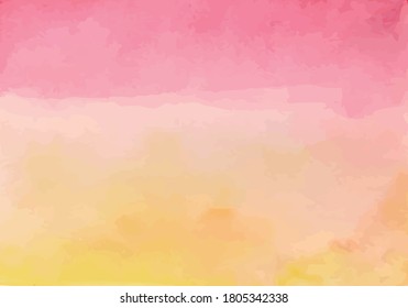 Set von Aquarellillustrationen verschiedener Hintergrunddekorationen